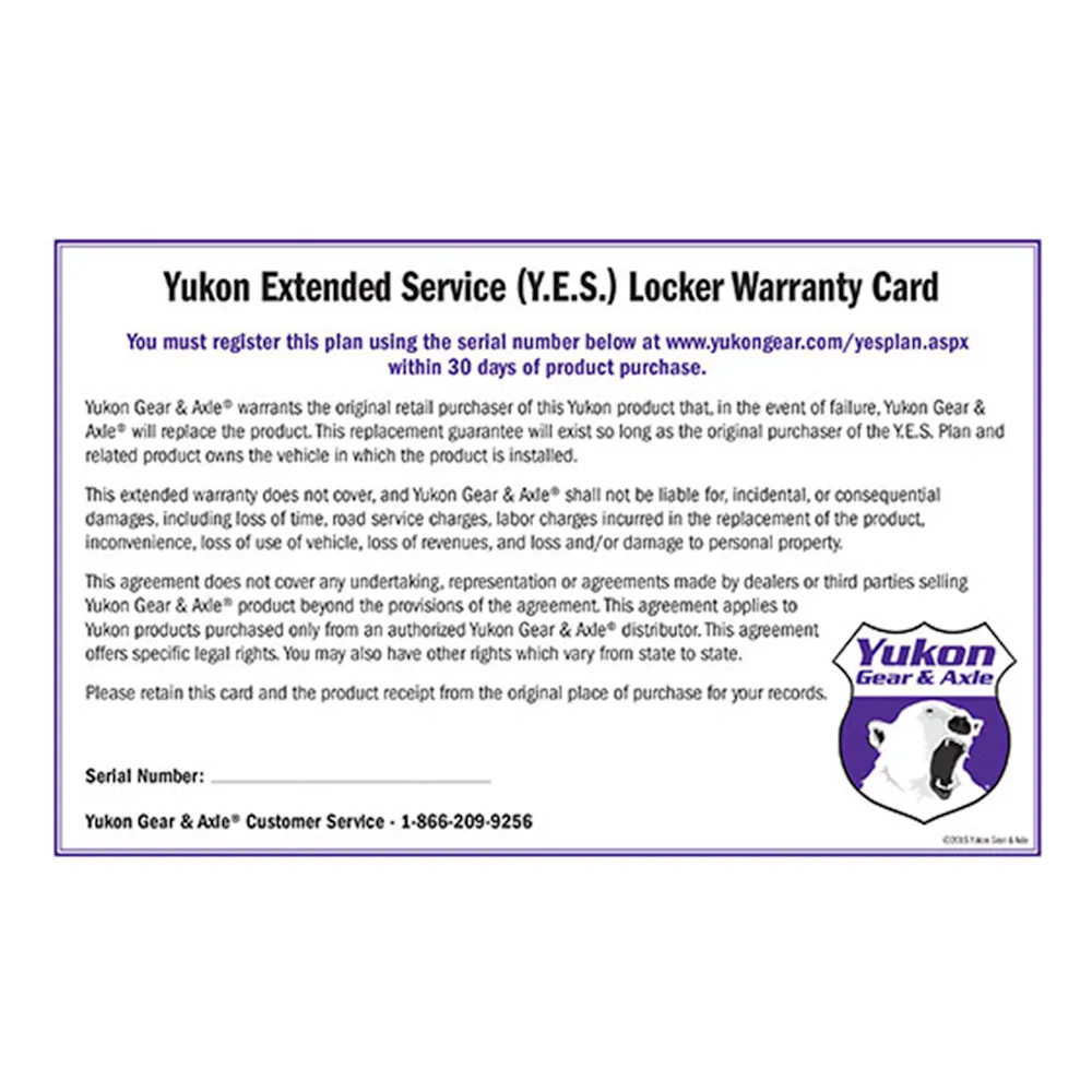 Yukon Gear & Axle YESLOCKER