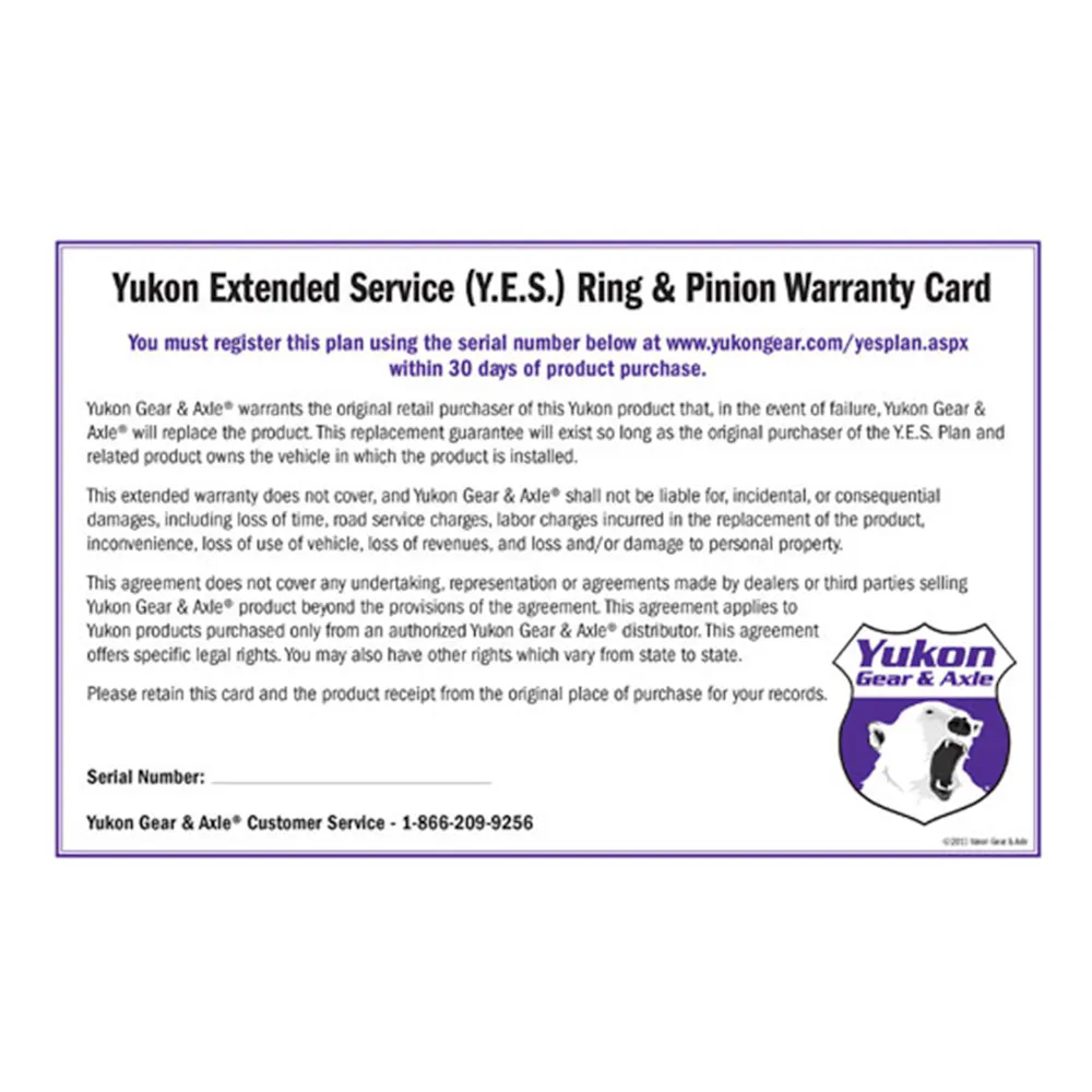 Yukon Gear & Axle YESRP