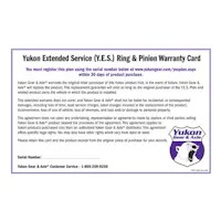 Yukon Gear & Axle YESRP