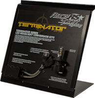 Terminator LED Headlight Unpowered Counter/Slatwall Display-RS5ACS-1A