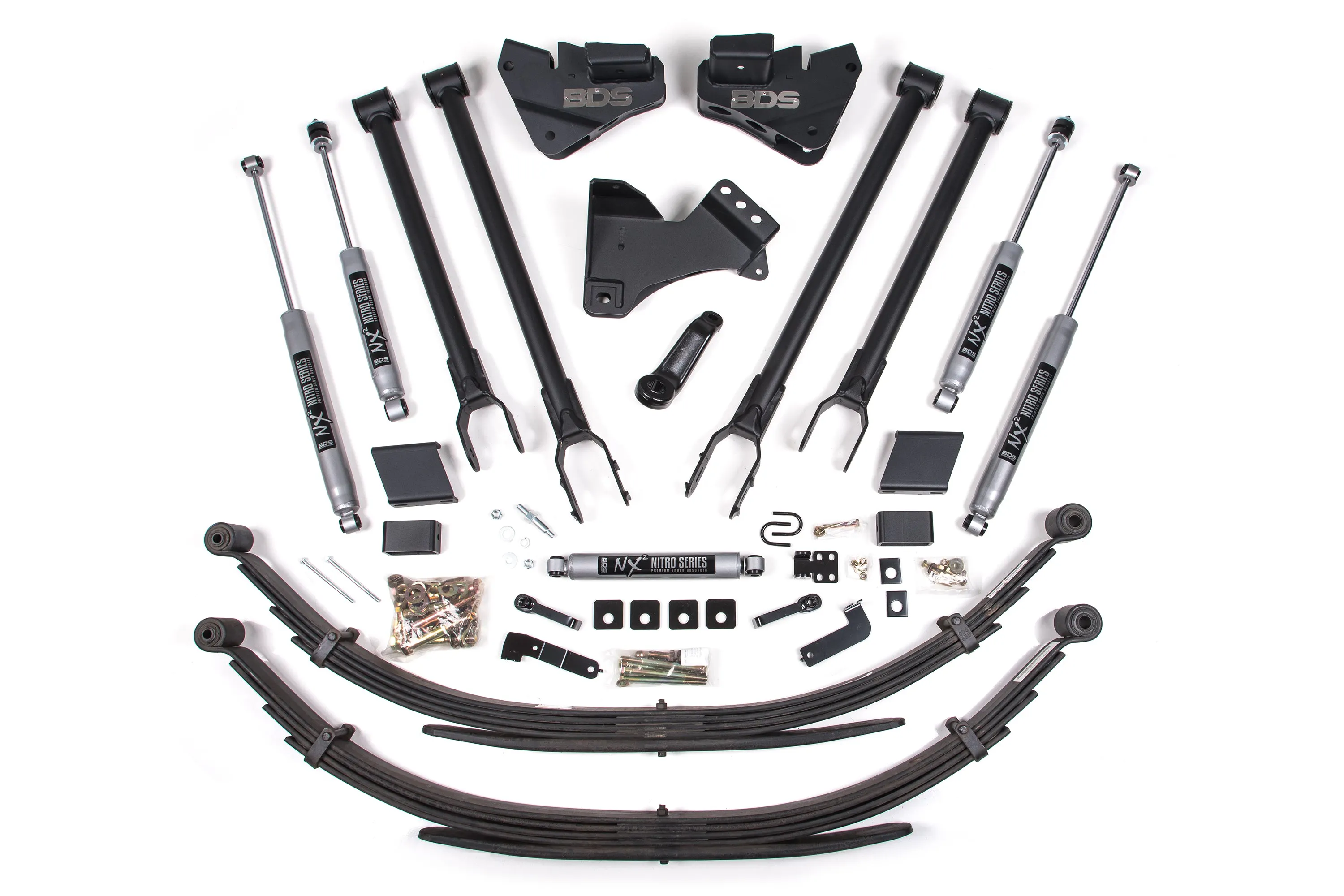 BDS Suspension 4in Front 4-Link/2in Rear -3 Leaf