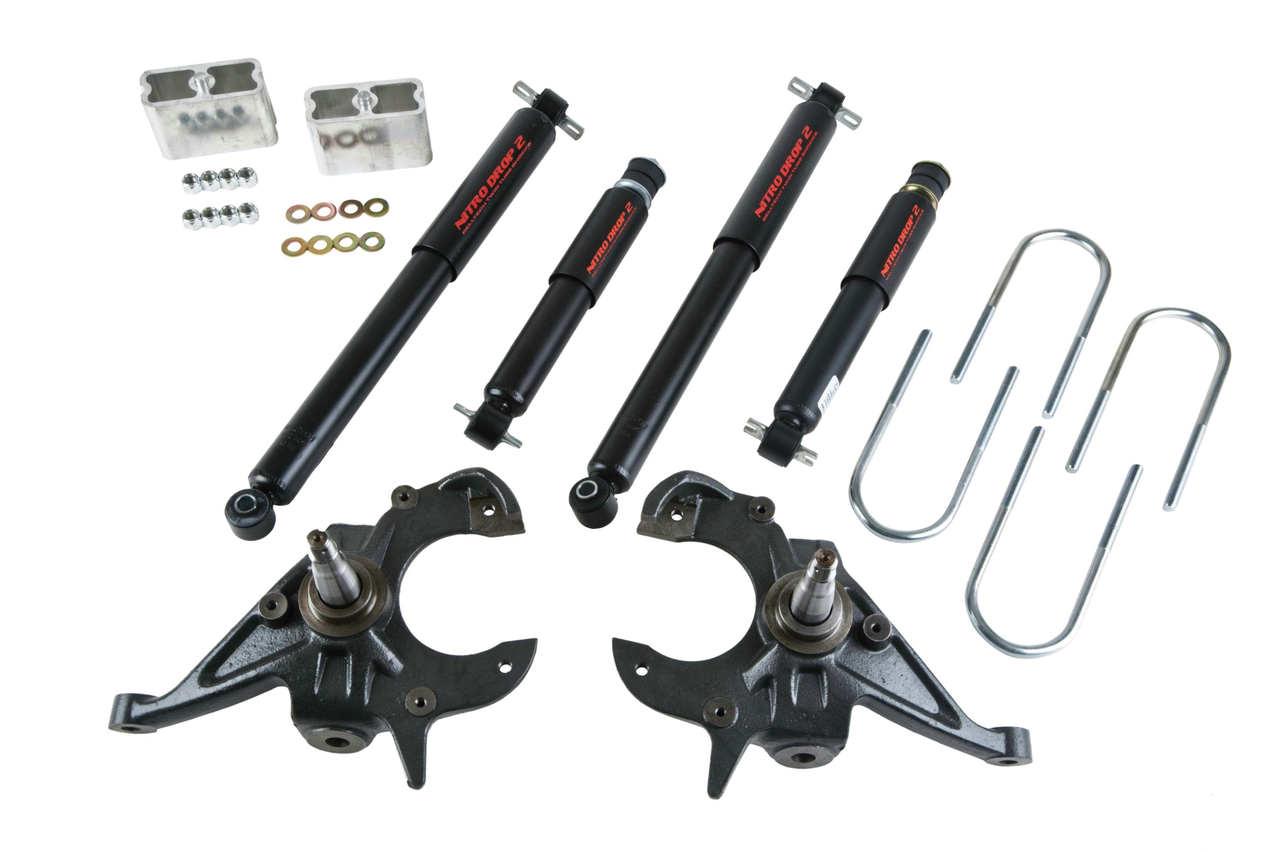 8204 Chevy S10 GMC Sonoma 2WD Nitro Drop 2 Shocks for 3/4 Drop