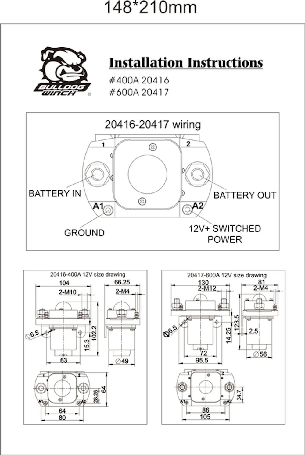 Bulldog Winch Co LLC 20416