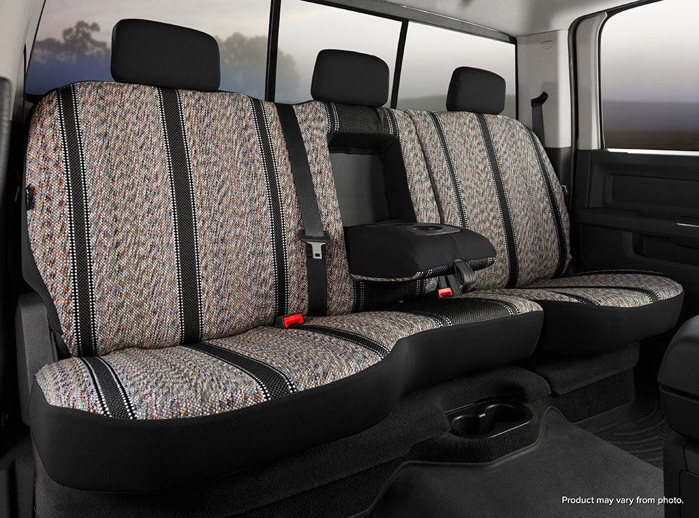 Saddle Blanket, Fia TR47-19 Black Custom Fit Front Seat Cover Split Seat 40//20//40 Black