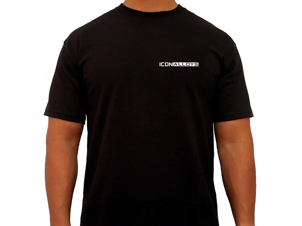 ICON Alloys ICONALLOY-TEE-STD-BLK-M