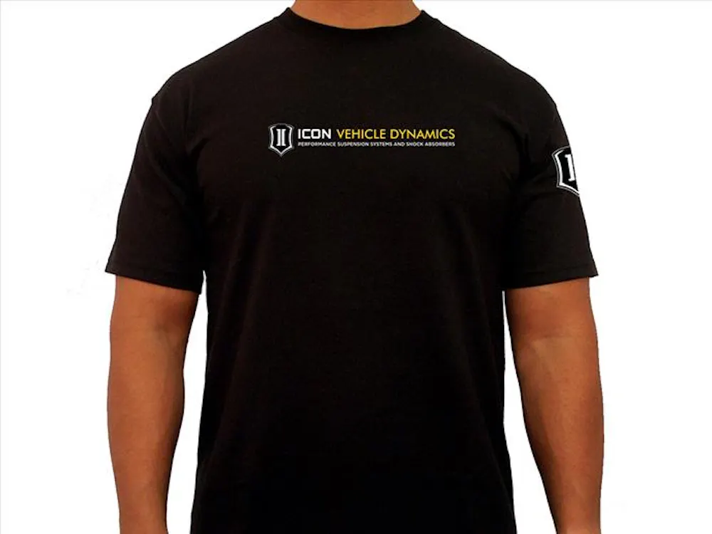 ICON Vehicle Dynamics ICON-TEE-STD-BLK-XXXL
