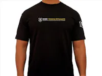 ICON Vehicle Dynamics ICON-TEE-STD-BLK-L