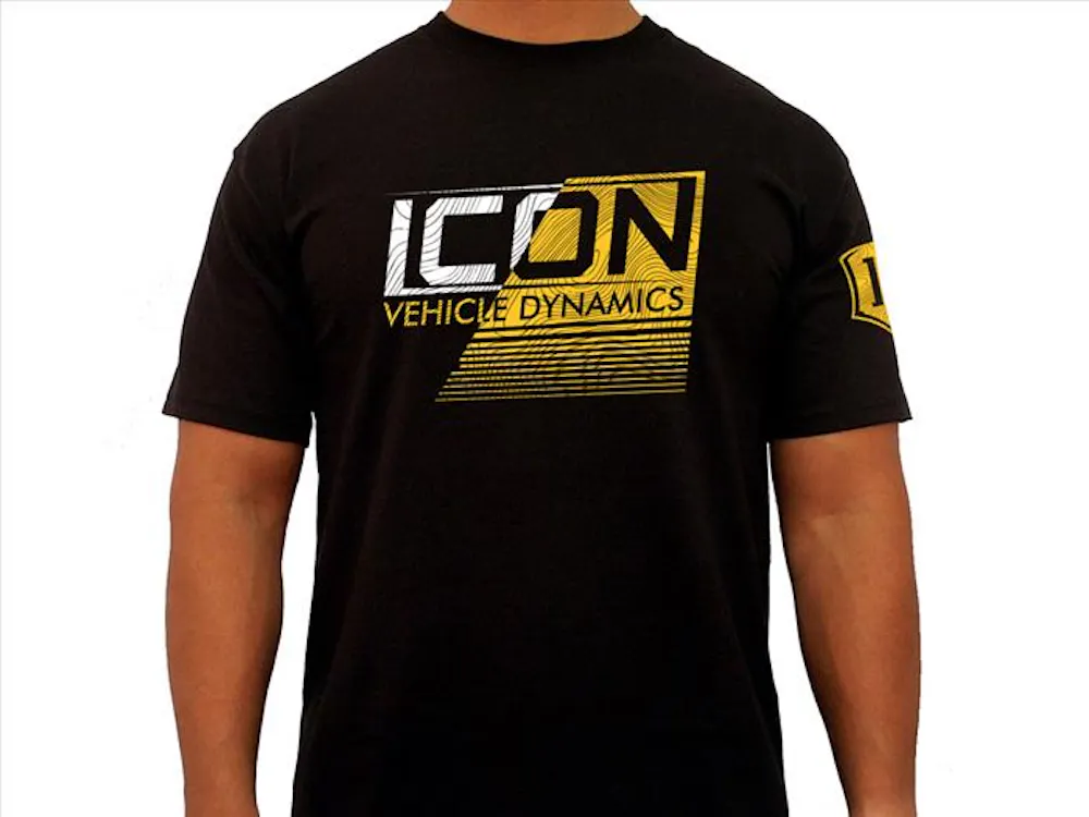 ICON Vehicle Dynamics ICON-TEE-STR-BLK-M