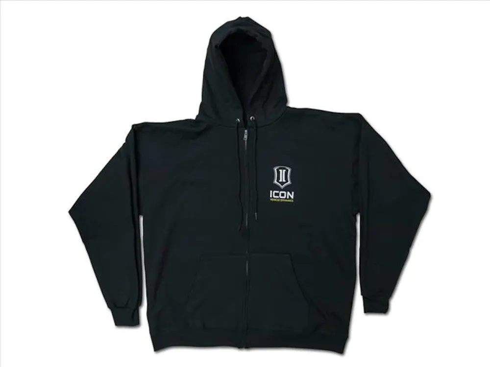 ICON Vehicle Dynamics ICON-HOODY-STD-BLK-XXXL