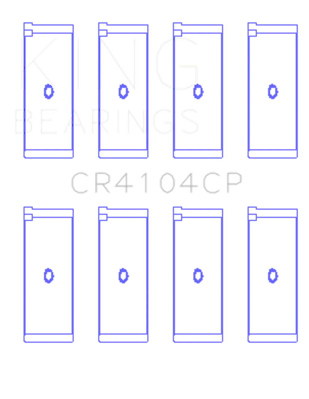 King Engine Bearings CR4104CP