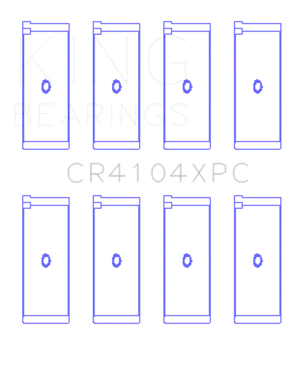 King Engine Bearings CR4104XPC