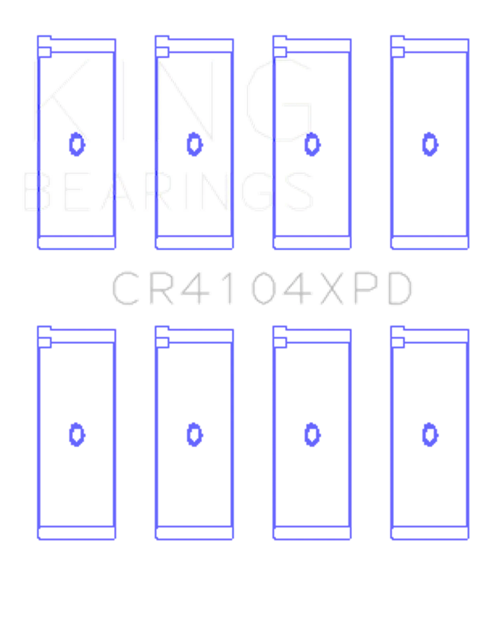 King Engine Bearings CR4104XPD