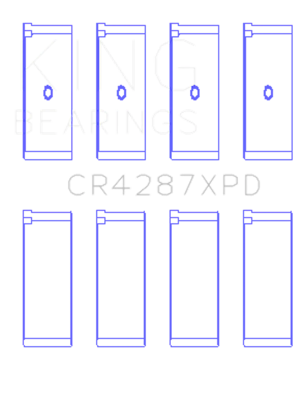 King Engine Bearings CR4287XPD.026