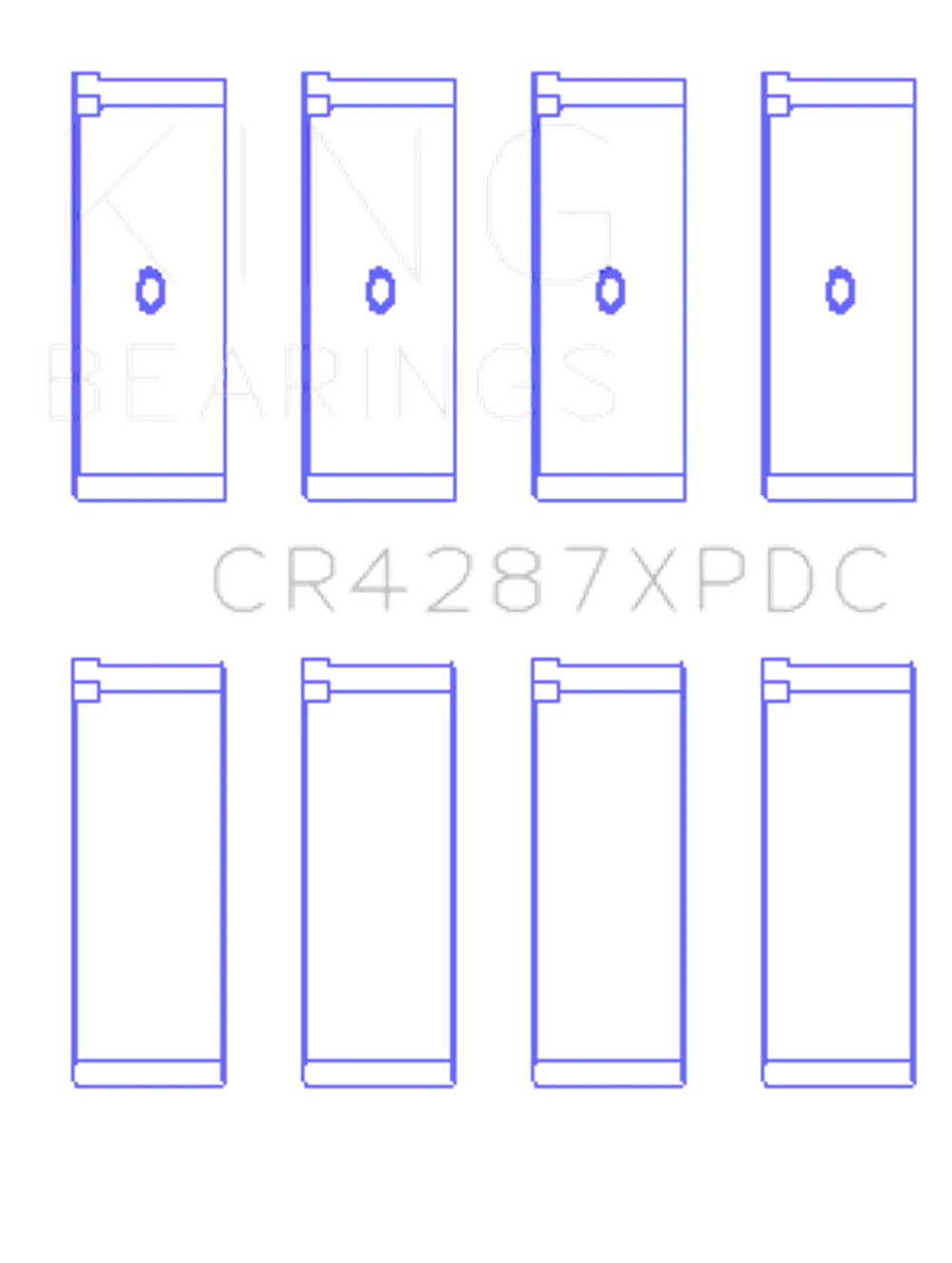 King Engine Bearings CR4287XPDC0.25