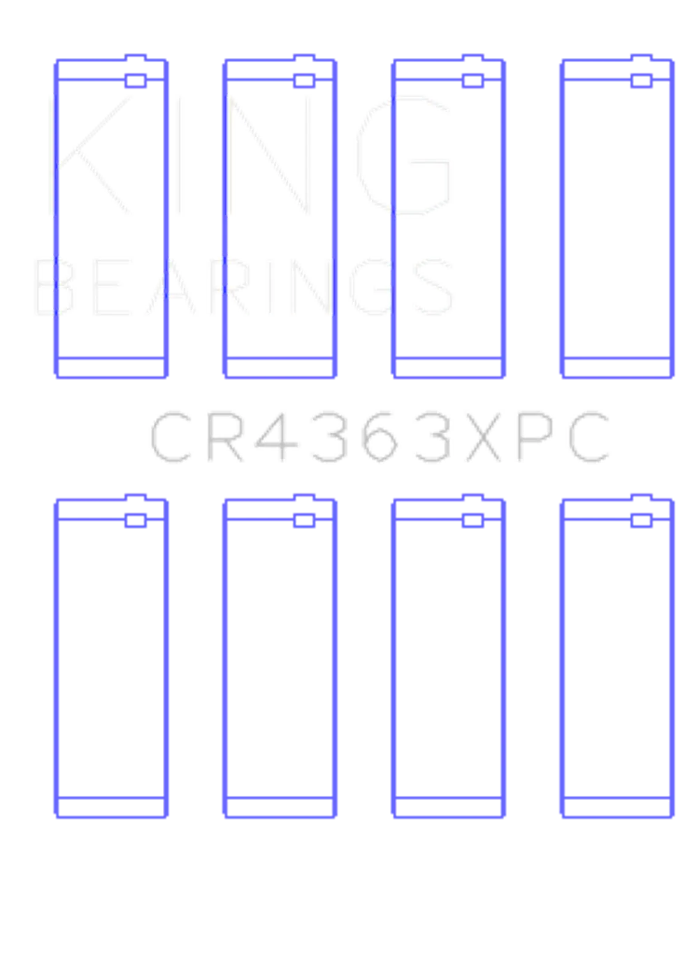 King Engine Bearings CR4363XPC