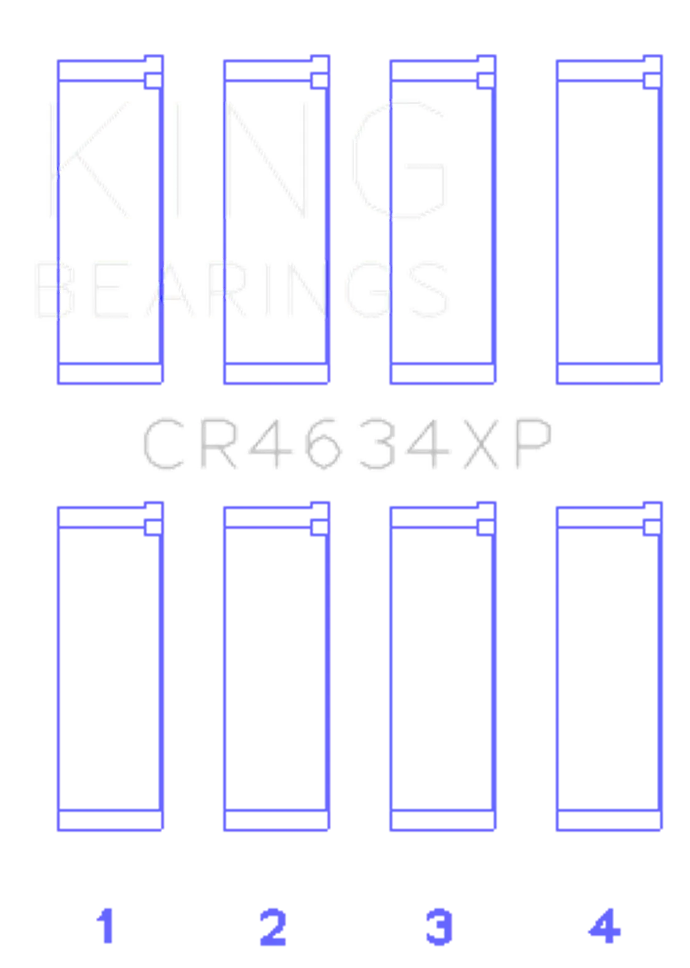 King Engine Bearings CR4634XP STDX