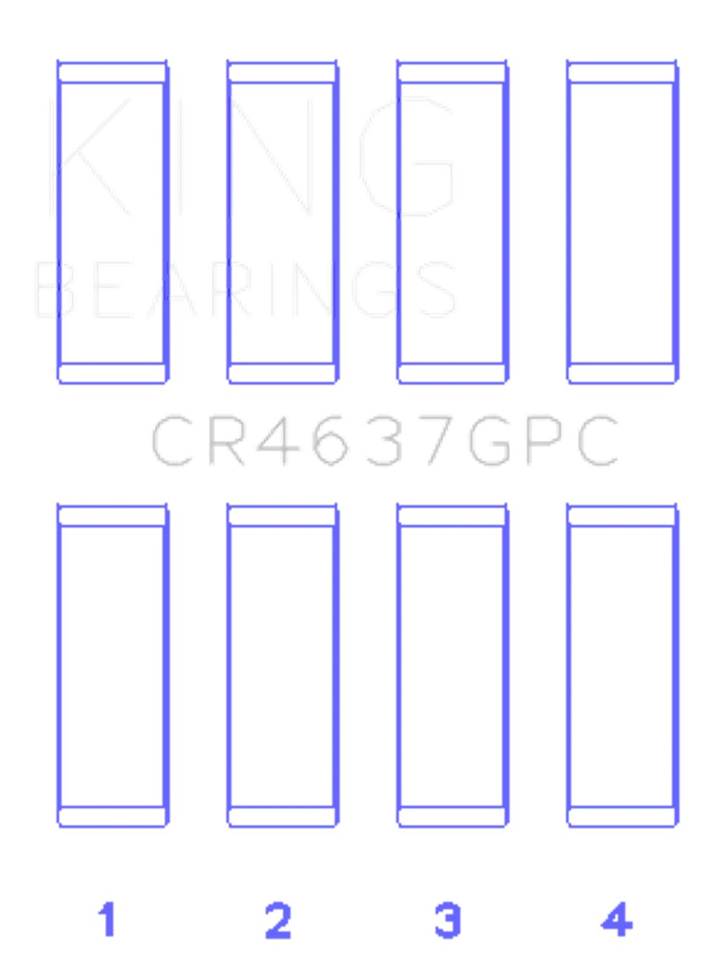 King Engine Bearings CR4637GPC