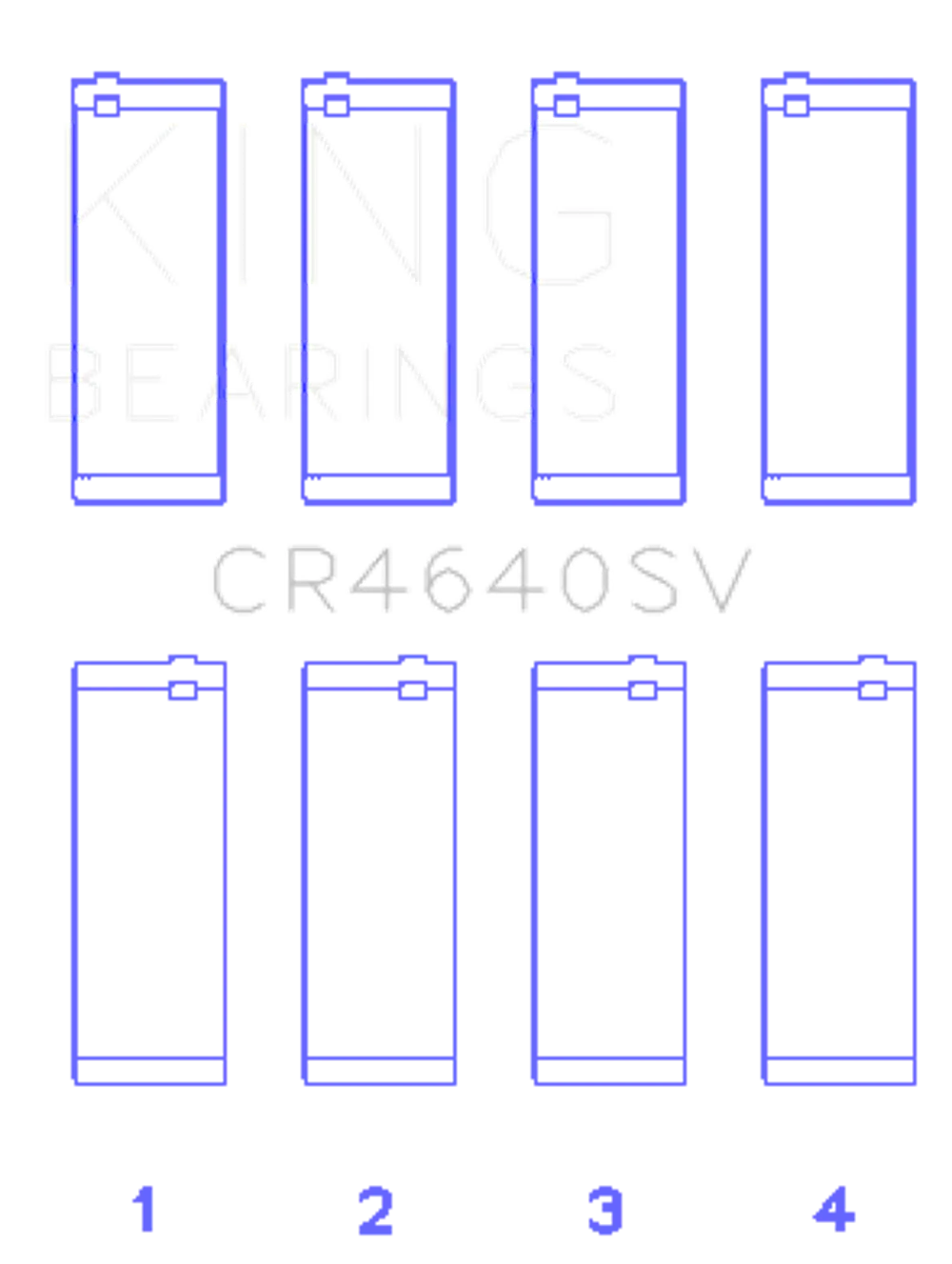 King Engine Bearings CR4640SV0.5