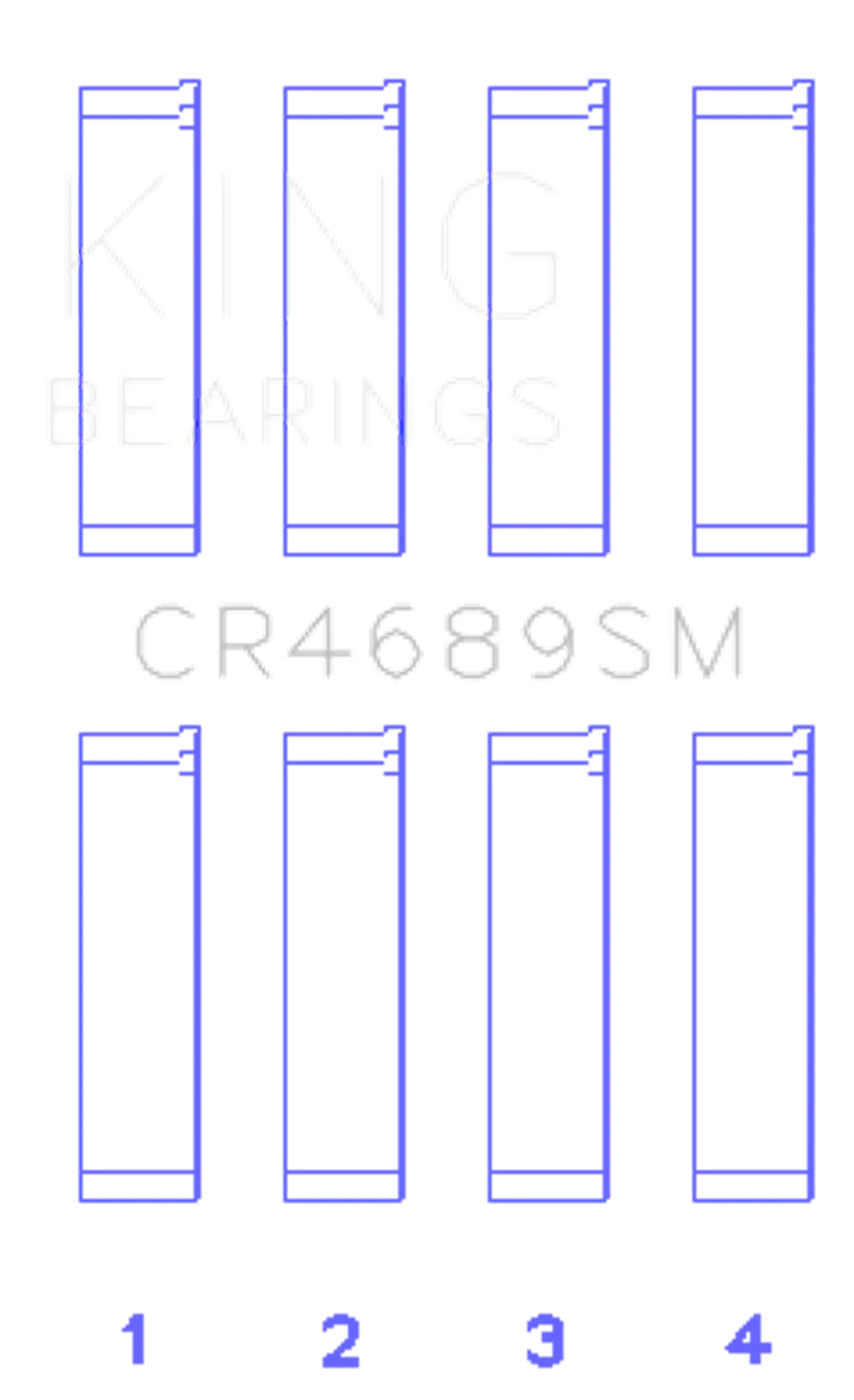 King Engine Bearings CR4689SM