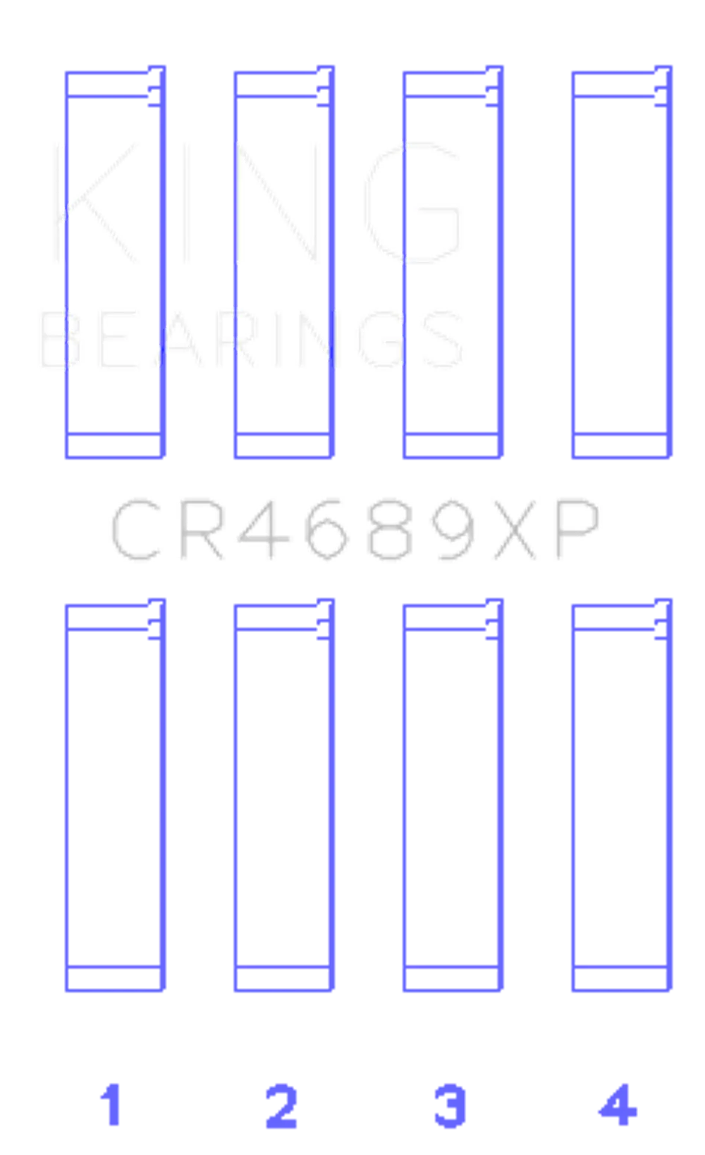 King Engine Bearings CR4689XP0.25