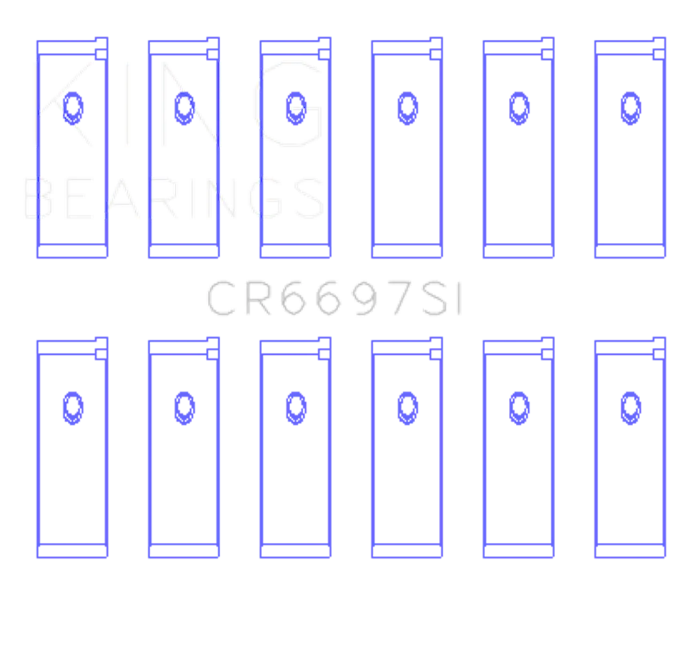 King Engine Bearings CR6697SI0.25