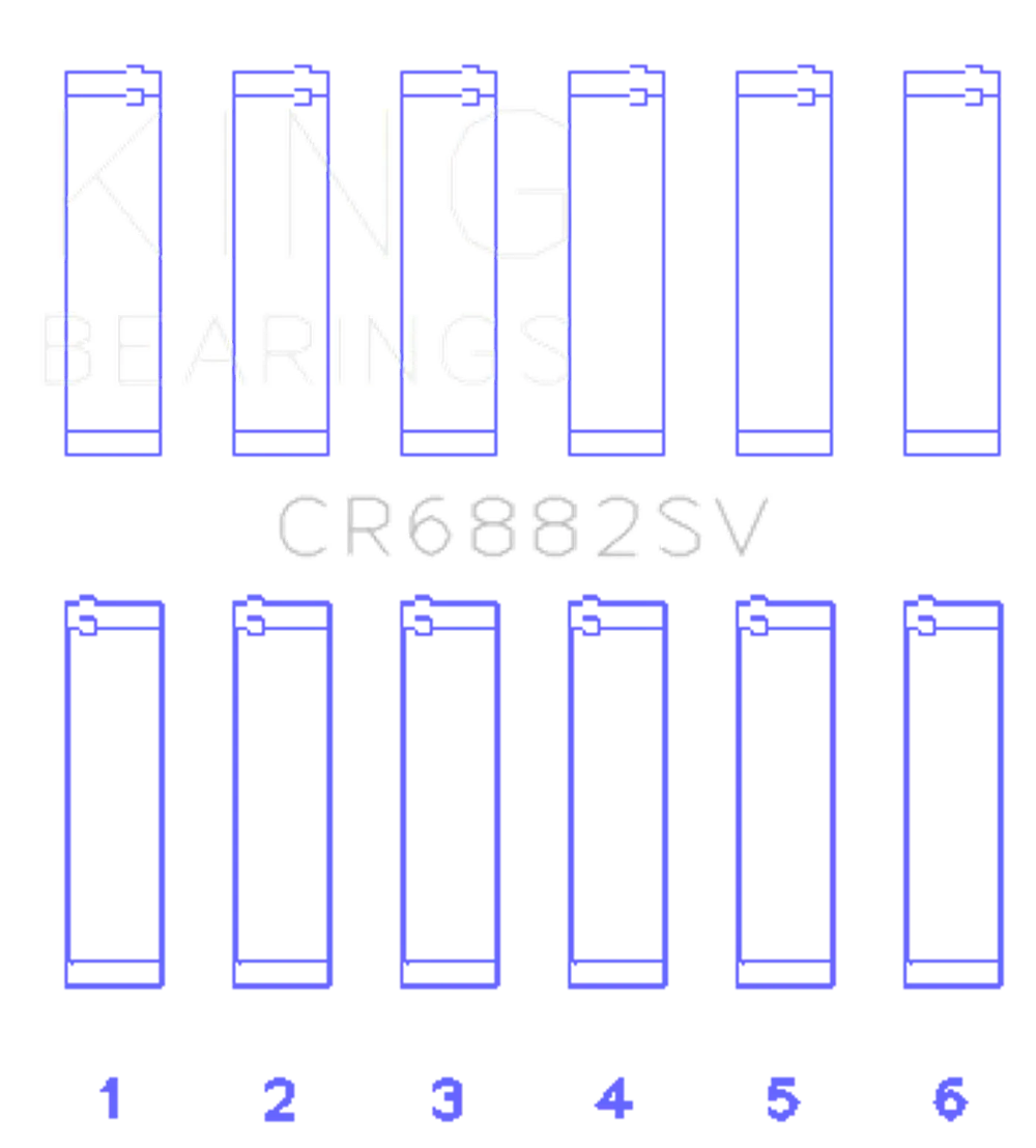 King Engine Bearings CR6882SV