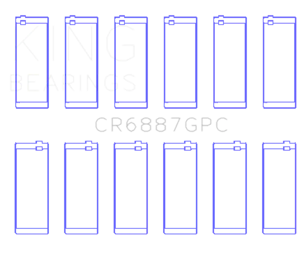 King Engine Bearings CR6887GPC