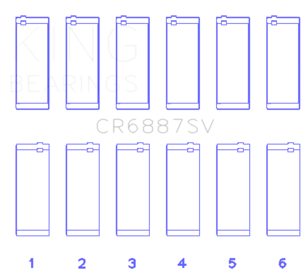 King Engine Bearings CR6887SV