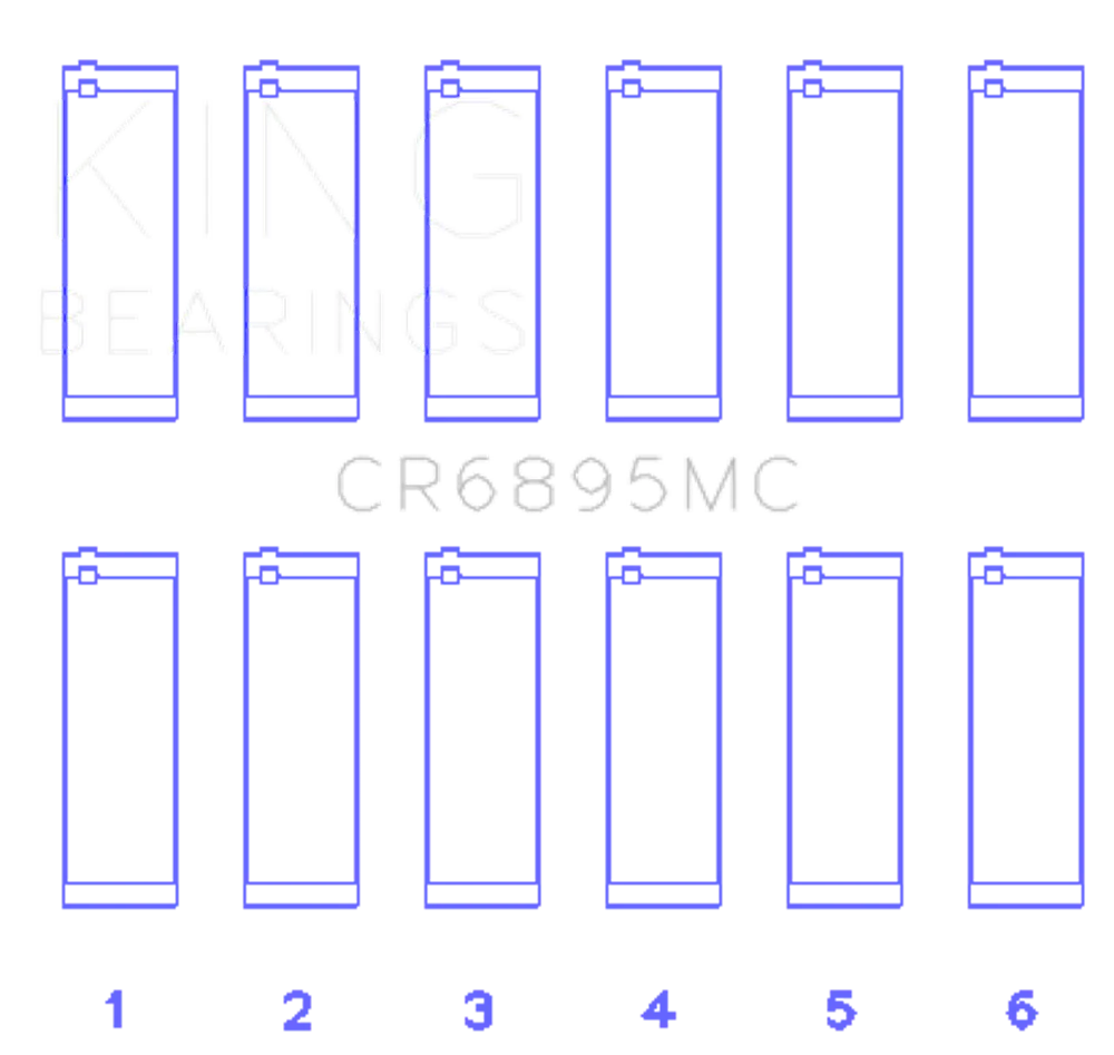 King Engine Bearings CR6895MC