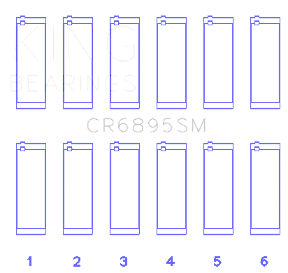 King Engine Bearings CR6895SM1.0