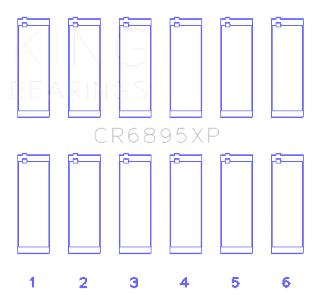 King Engine Bearings CR6895XP0.5