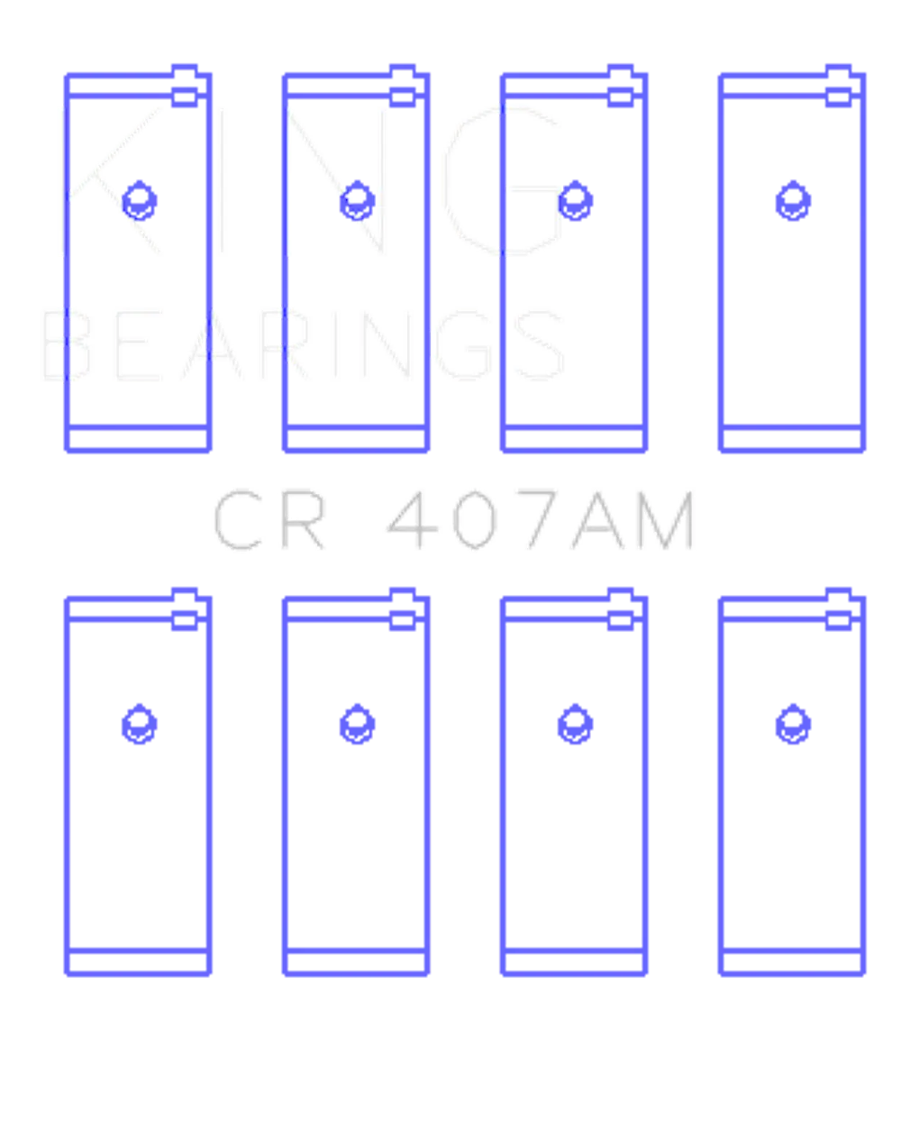 King Engine Bearings CR 407AM1.25
