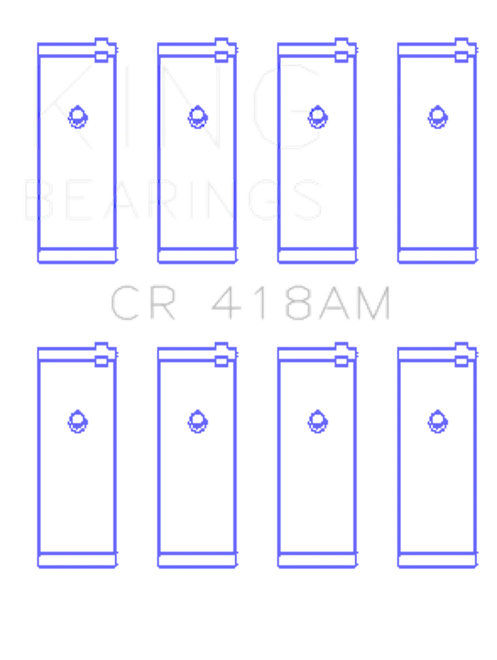 King Engine Bearings CR 418AM1.0