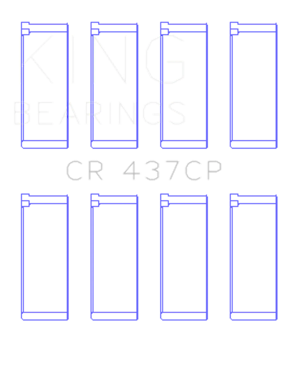 King Engine Bearings CR 437CP