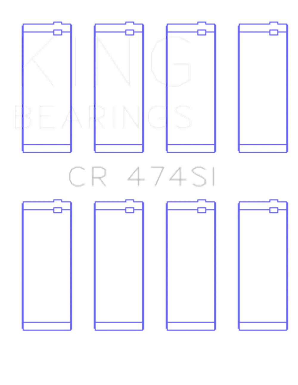 King Engine Bearings CR 474SI