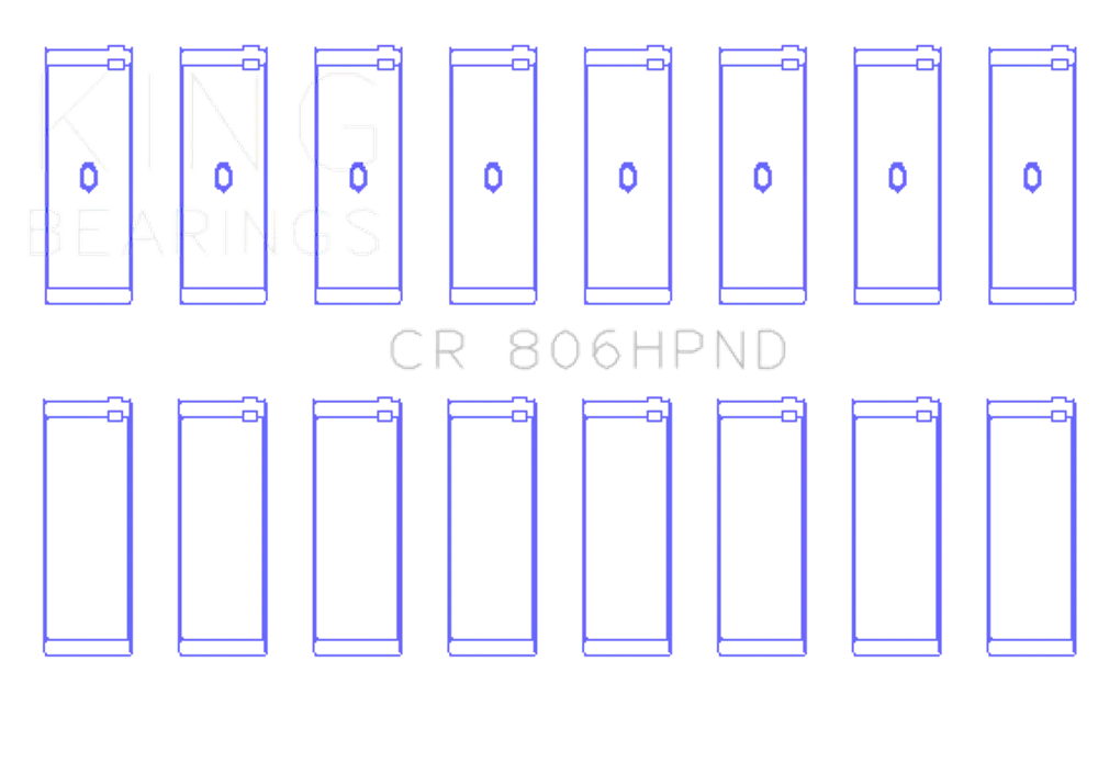 King Engine Bearings CR 806HPND 030