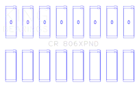 King Engine Bearings CR 806XPND 020