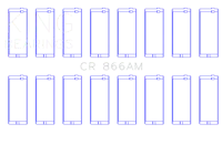 King Engine Bearings CR 866AM 010