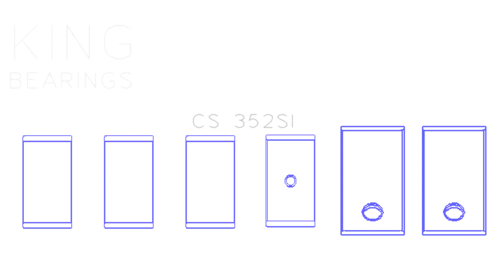 King Engine Bearings CS 352SI