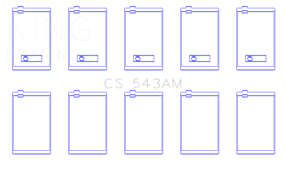 King Engine Bearings CS 543AM