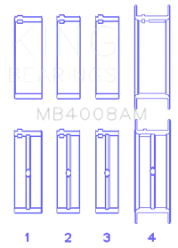 King Engine Bearings MB4008AM1.25