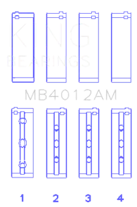 King Engine Bearings MB4012AM1.25