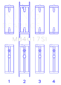 King Engine Bearings MB4017SI 040