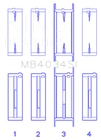 King Engine Bearings MB4034SI1.25