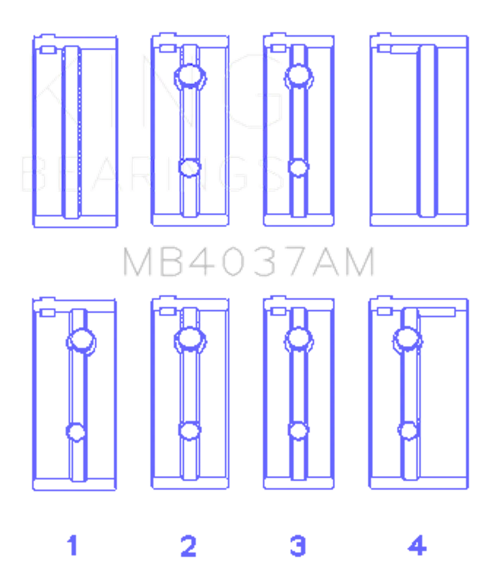 King Engine Bearings MB4037AM0.25