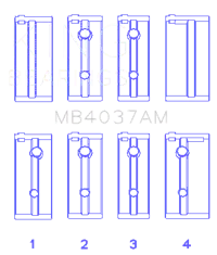 King Engine Bearings MB4037AM0.25