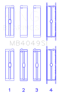 King Engine Bearings MB4049SI1.0