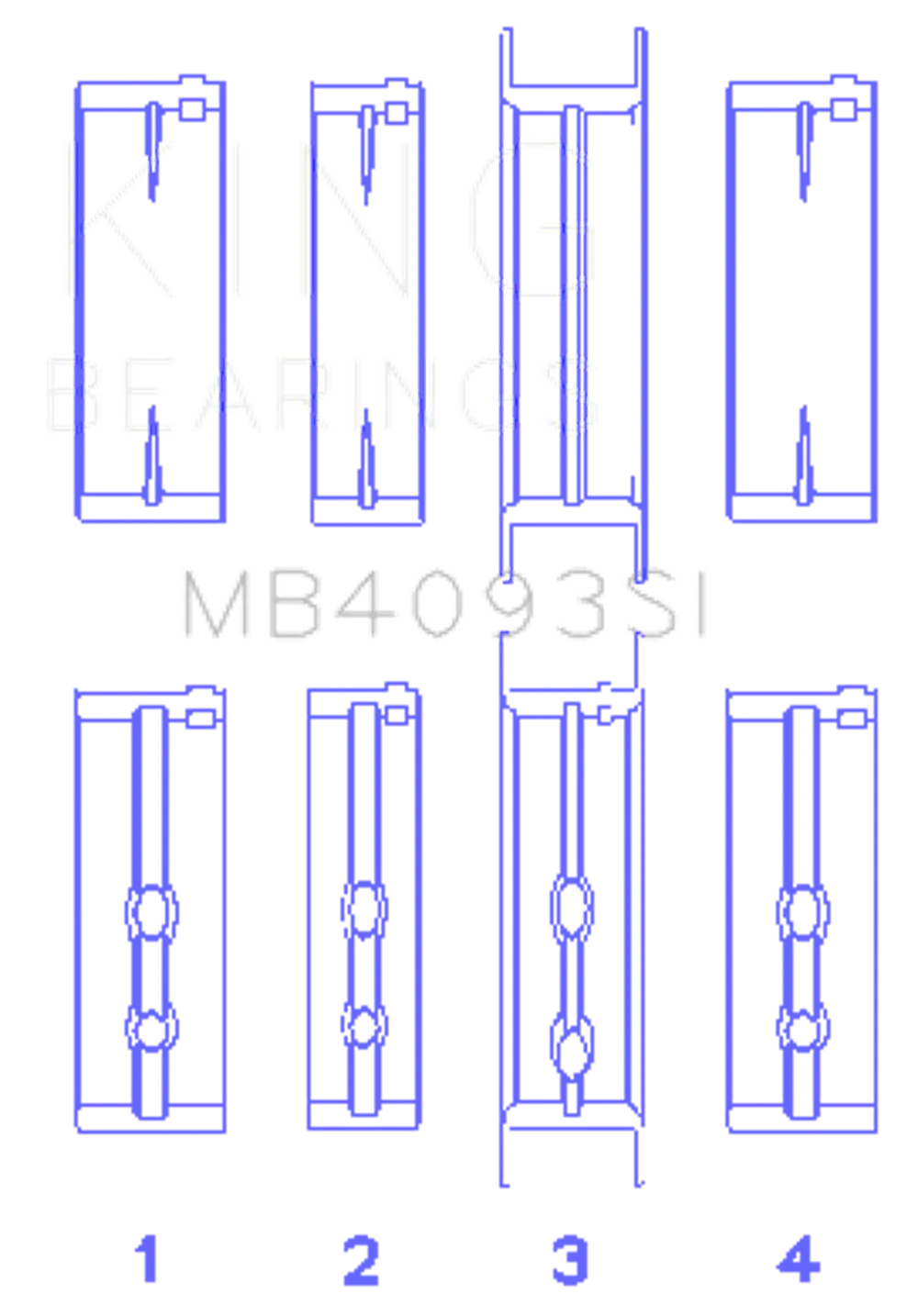 King Engine Bearings MB4093SI0.25