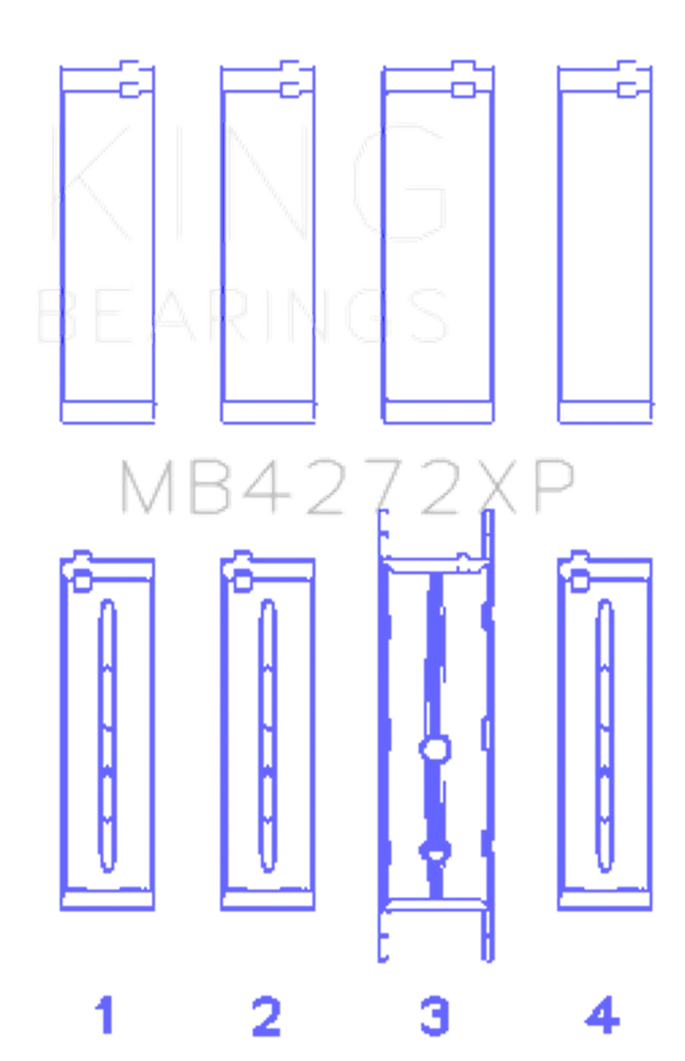 King Engine Bearings MB4272XP