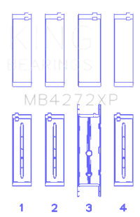 King Engine Bearings MB4272XP